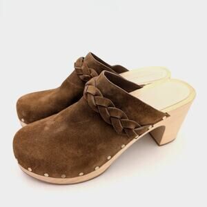 Loeffler Randall Merrill Braided High Heel Clog Women's Size US11.5M EU42